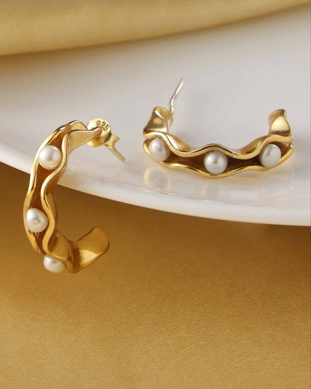 Pearl Oyster Hoops